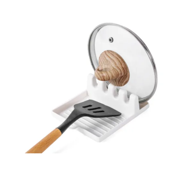 Soporte Organizador Apoya Cuchara Espátula Utensilios Cocina