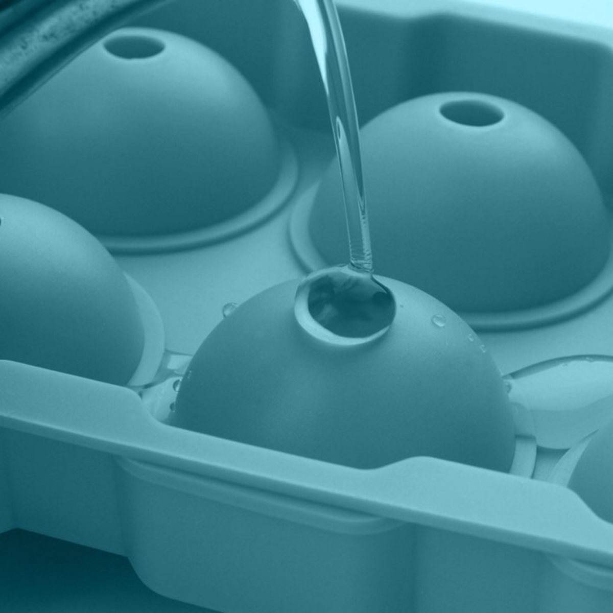 Molde Silicona 6 Esferas De Hielo Con Tapa Whisky Coctelería - Imagen 5