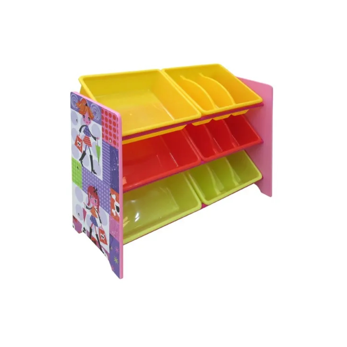 Organizador Infantil 6 Compartimientos Juguetero 82.5x60cm - Imagen 3